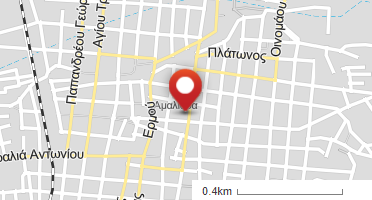 Location of business on map