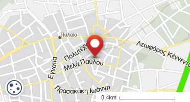 Location of business on map