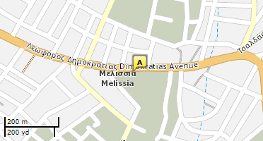 Location of business on map