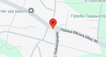 Location of business on map