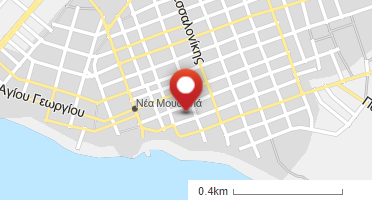 Location of business on map