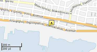 Location of business on map