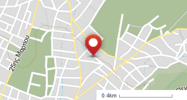 Location of business on map