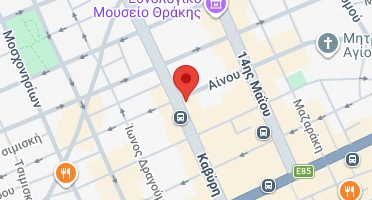 Location of business on map