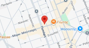 Location of business on map