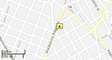 Location of business on map