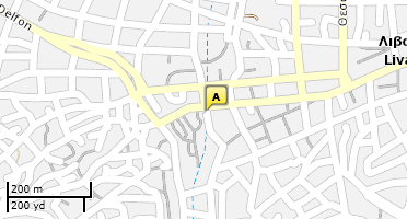 Location of business on map