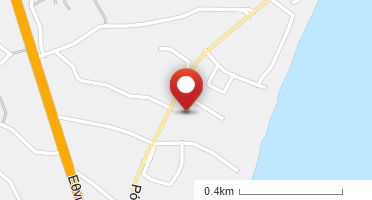 Location of business on map