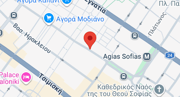 Location of business on map