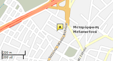 Location of business on map