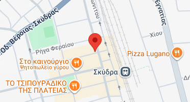 Location of business on map