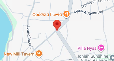 Location of business on map