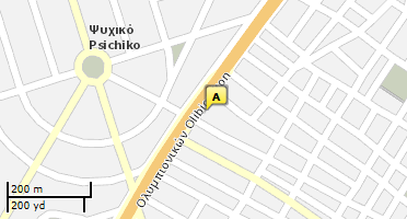 Location of business on map