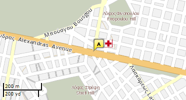 Location of business on map