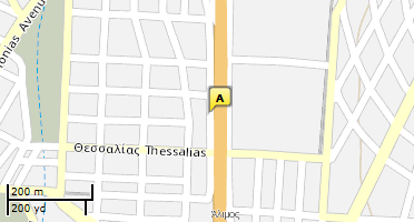 Location of business on map
