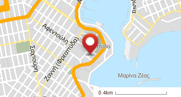 Location of business on map