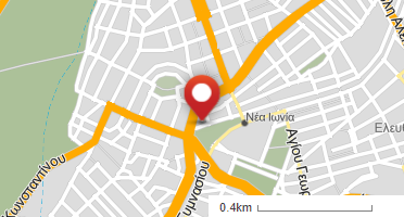 Location of business on map