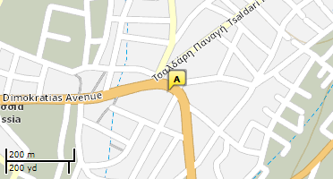 Location of business on map
