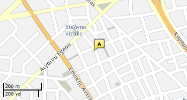 Location of business on map