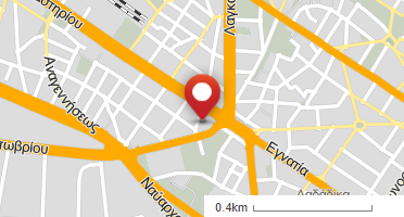 Location of business on map