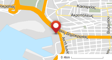 Location of business on map