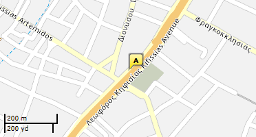 Location of business on map
