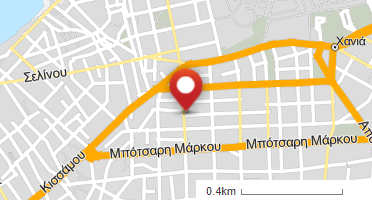Χάρτης και σημείο της επιχείρησης