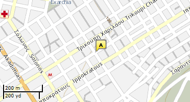 Location of business on map