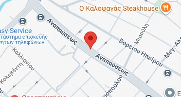 Location of business on map