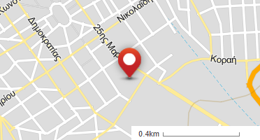 Location of business on map