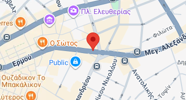 Location of business on map