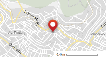Location of business on map
