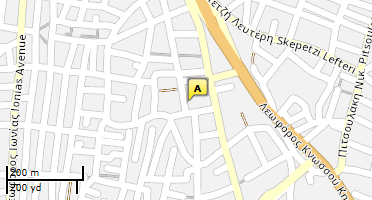 Location of business on map