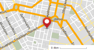 Location of business on map