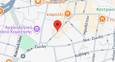 Location of business on map