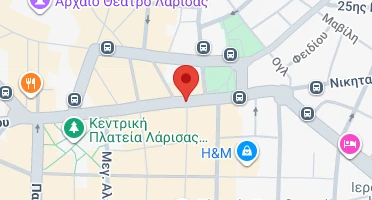 Location of business on map