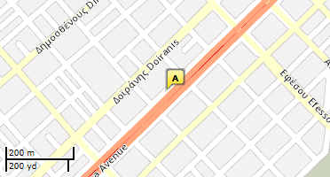 Location of business on map