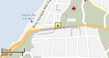 Location of business on map