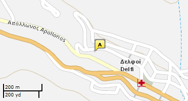 Location of business on map