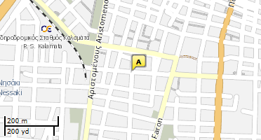 Location of business on map