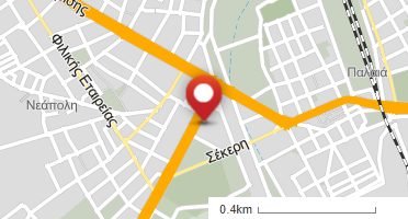 Location of business on map