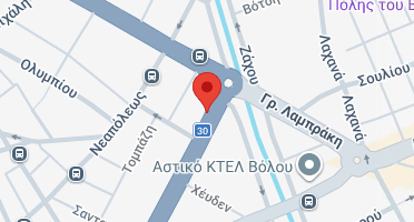 Location of business on map