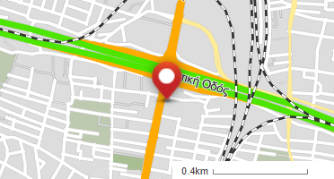 Location of business on map