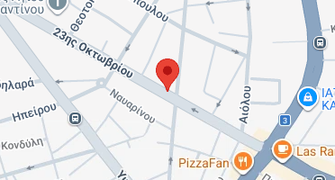 Location of business on map