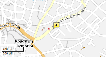 Χάρτης και σημείο της επιχείρησης