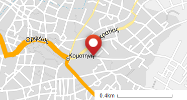 Location of business on map