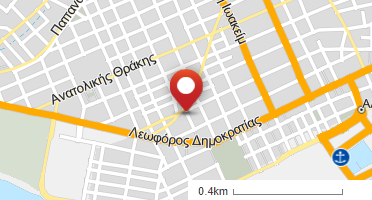 Location of business on map