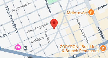 Location of business on map