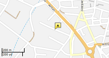 Location of business on map