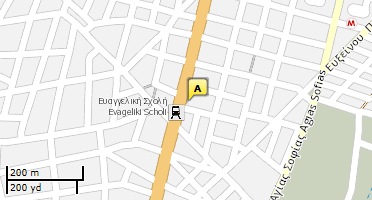 Location of business on map